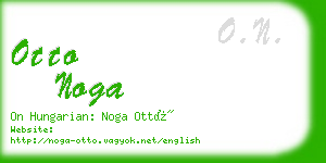 otto noga business card